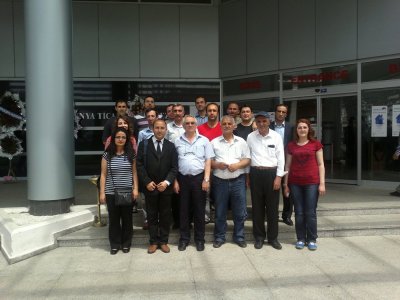ERZİNCAN TEMSİLCİLİĞİ ÜYELERİ YAPITECH 2012 FUARINDAYDILAR