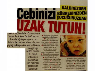 CEBİNİZİ UZAK TUTUN ! (POSTA, 23.07.2012)