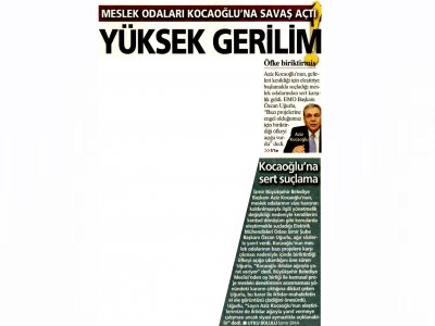 YÜKSEK GERİLİM - 16.08.2012 - MİLLİYET EGE