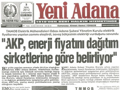 SAVAŞ BÜTÇESİ ELEKTRİĞİ VURDU
