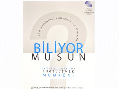 MÜHENDİS,MİMAR VE ŞEHİR PLÂNCILARININ 2013 YILI ASGARİ ÜCRETLERİ YENİDEN BELİRLENDİ