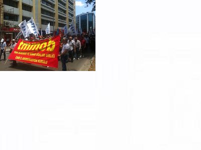 DİSK, KESK, TMMOB, TTB VE TDB BİR GÜNLÜK İŞ BIRAKTI