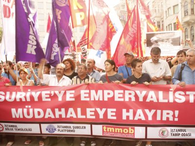 SURİYEYE EMPERYALİST SALDIRIYA HAYIR!
