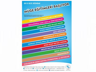 MÜHENDİSLİK GELİŞTİRME EĞİTİMLERİ 2013 GÜZ DÖNEMİ BAŞLIYOR