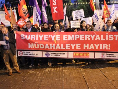 SURİYE`YE EMPERYALİST MÜDAHALEYE HAYIR!