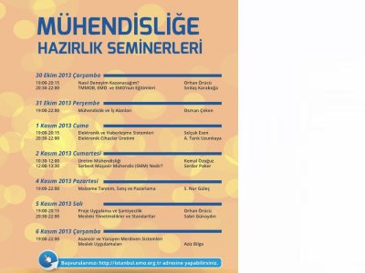 MÜHENDİSLİĞE HAZIRLIK SEMİNERLERİ BAŞLADI