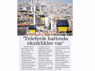 ŞENTEPE  TELEFERİĞİ İŞLETMEYE UYGUN DEĞİLDİR AÇIKLAMAMIZ MECLİS GÜNDEMİNDE