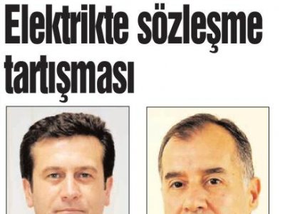 ELEKTRİKTE SÖZLEŞME TARTIŞMASI (ANTALYA SON HABER 26.04.2014)