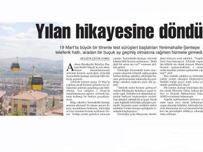 YILAN HİKAYESİNE DÖNDÜ (BAŞKENT GAZETESİ, 02.05.2014)
