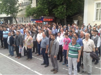 SOMA KATLIAMI DÜZENLENEN YÜRÜYÜŞ VE BASIN AÇIKLAMALARI İLE PROTESTO EDİLDİ