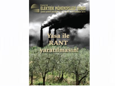 EMO İZMİR ŞUBESİ TEMMUZ 2014 BÜLTENİ YAYIMLANDI