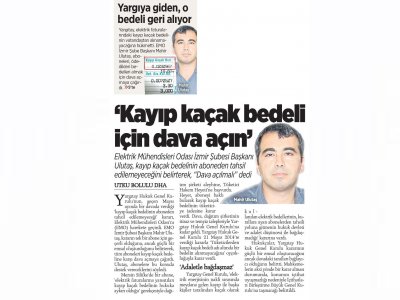 YARGITAYA GİDEN O BEDELİ GERİ ALIYOR - 22.09.2014 -MİLLİYET EGE