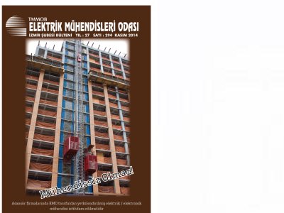 EMO İZMİR ŞUBESİ KASIM 2014 BÜLTENİ YAYINLANDI