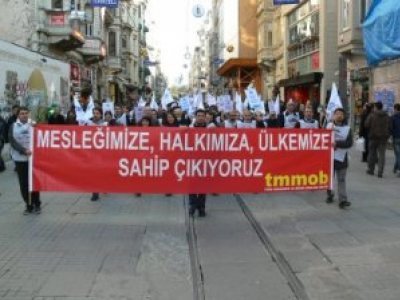 TMMOB`A BAĞLI ODALARDAN MÜCADELE KARARLILIĞI