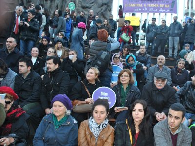 DOSAB SANTRALİNE HAYIR YÜRÜYÜŞÜ VE BASIN AÇIKLAMASI  YAPILDI