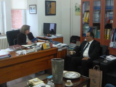 ANADOLU ÜNİVERSİTESİ MÜHENDİSLİK FAKÜLTESİ DEKANI ZİYARET EDİLDİ