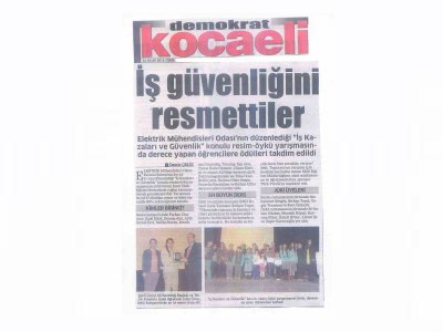 İŞ GÜVENLİĞİNİ RESMETTİLER-DEMOKRAT KOCAELİ