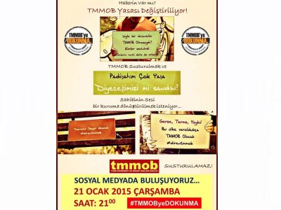 SOSYAL MEDYADA TMMOB İÇİN BULUŞUYORUZ