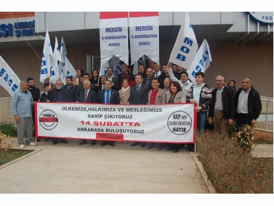 ÜLKEMİZE, HALKIMIZA VE MESLEĞİMİZE SAHİP ÇIKIYOR, ANKARA YÜRÜYÜŞÜMÜZÜ BAŞLATIYORUZ