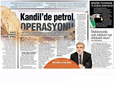 BAKAN YILDIZ`A EMO`DAN 6 AYLIK İHRAÇ  (HABERTÜRK, 3.3.2015)