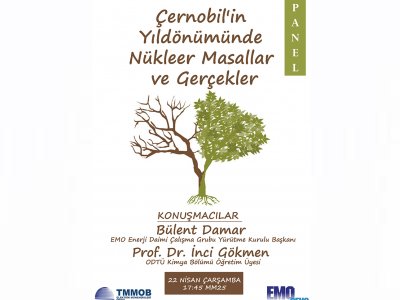 ÇERNOBİLİN YIL DÖNÜMÜNDE NÜKLEER MASALLAR VE GERÇEKLER PANELİ DÜZENLENİYOR