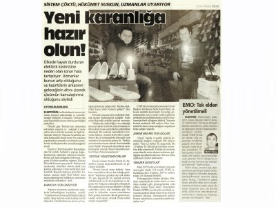 YENİ KARANLIĞA HAZIR OLUN - 02.04.2015 -AYDINLIK