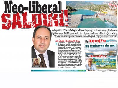 NEO LİBERAL SALDIRI (ANTALYA-06.08.2015)
