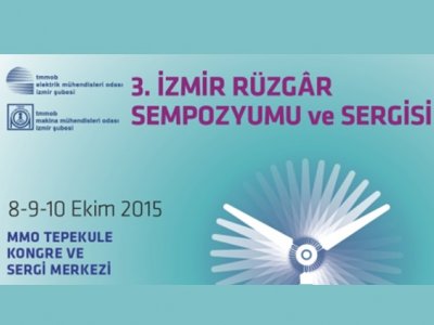 3. İZMİR RÜZGAR SEMPOZYUMU VE SERGİSİ BAŞLIYOR