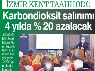 TAAHHÜT: KARBONDİOKSİT SALINIMI, 2020‘YE KADAR % 20 AZALACAK (HABER EKSPRES)