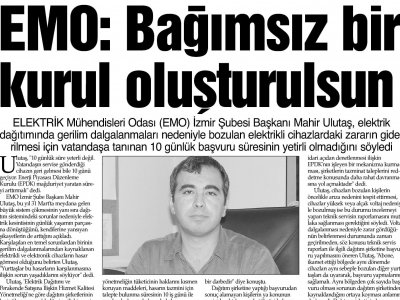 EMO: BAĞIMSIZ BİR KURUL OLUŞTURULSUN (İSTANBUL)