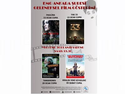 EMO ANKARA ŞUBESİ GELENEKSEL FİLM GÖSTERİMLERİ