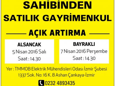 AÇIK ARTIRMAYLA GAYRİMENKUL SATIŞI