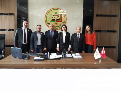 GAZİANTEP BARO BAŞKANI ZİYARETİ