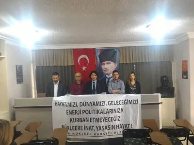 FUKUŞİMA FELAKETİNİN YILDÖNÜMDE ADANA NKP OLARAK BASIN AÇIKLAMASI YAPILDI