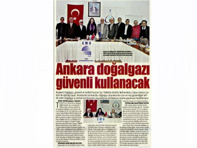 ANKARA DOĞALGAZI GÜVENLİ KULLANACAK (YENİ AKİT, 05.04.2016)