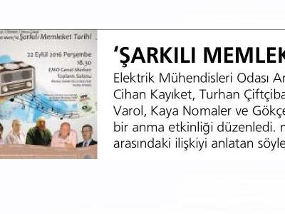 `ŞARKILI MEMLEKET TARİHİ` (HABERTÜRK ANKARA, 24.09.2016)