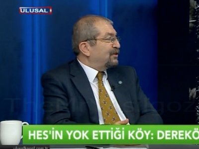 H. ERGUN DOĞRU ULUSAL KANAL`DA KENT VE YAŞAM PROGRAMINA KATILARAK HES`LER HAKKINDA GÖRÜŞ BİLDİRDİ - 11 EKİM 2016 ULUSAL KANAL