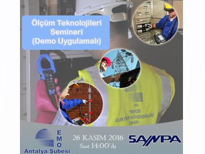 ÖLÇÜM TEKNOLOJİLERİ SEMİNERİNE BEKLERİZ...