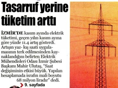 TASARRUF YERİNE TÜKETİM ARTTI (İLKSES)