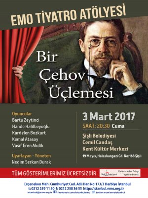 BİR ÇEHOV ÜÇLEMESİ OYUNU SERGİLENMEYE DEVAM EDİYOR