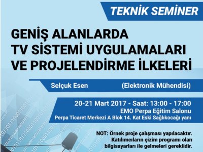 GENİŞ ALANLARDA TV SİSTEMİ UYGULAMALARI VE PROJELENDİRME İLKELERİ