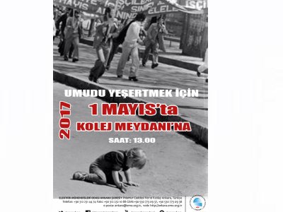 HAYIRINI AL DA GEL: EMEK BARIŞ DEMOKRASİ İÇİN YAŞASIN 1 MAYIS!