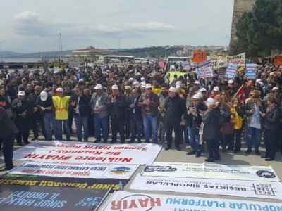 SİNOP NÜKLEER SANTRAL İSTEMİYOR MİTİNGİ DÜZENLENDİ