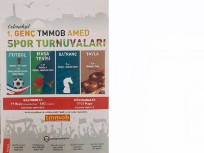 TMMOB AMED 1.GENÇ SPOR TURNUVALARI DÜZENLENDİ
