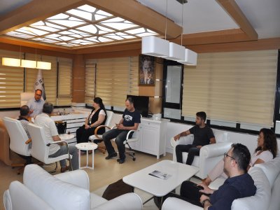 İTÜ ANTALYA MEZUNLAR DERNEĞİ`NDEN ŞUBEMİZE ZİYARET