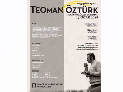 MİMARLAR, TEOMAN ÖZTÜRKÜ ÖYKÜ YARIŞMASIYLA ANACAK
