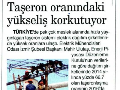TAŞERON ORANINDAKİ YÜKSELİŞ KORKUTUYOR (9 EYLÜL)