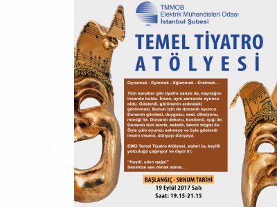 TEMEL TİYATRO ATÖLYESİ (2017 -2018) BAŞLADI