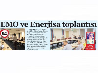 EMO VE ENERJİSA TOPLANTISI