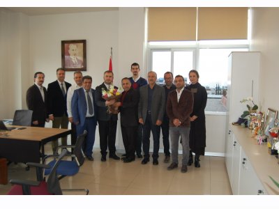 10. DÖNEM YÖNETİM KURULUMUZDAN ENERJİSA TOROSLAR ELEKTRİK DAĞITIM A.Ş MERSİN BÖLGE MÜDÜRÜ TAYFUN SEVİNDİK `İ ZİYARET